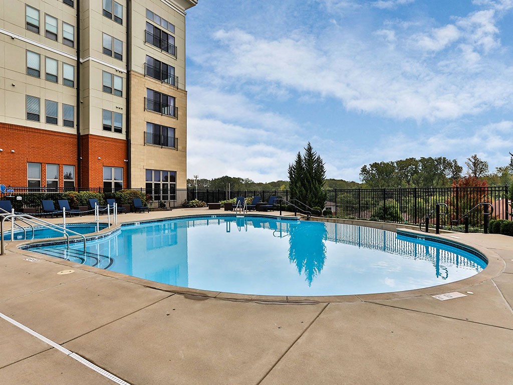 Swimming Pool at Residences at The Streets of St. Charles Apartments in Missouri