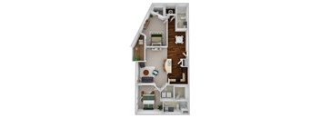 Suite G at Kenyon Square Apartments, Westerville, Ohio