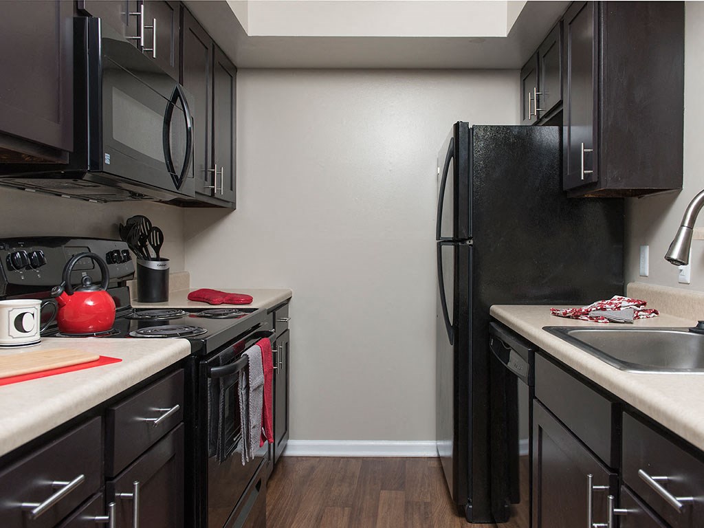 Refrigerator And Kitchen Appliances at Crescent Centre Apartments, Kentucky