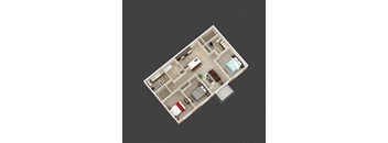 3 Bedroom 2 Bathroom A Floor Plan at Mirada Apartments, Lewis Center