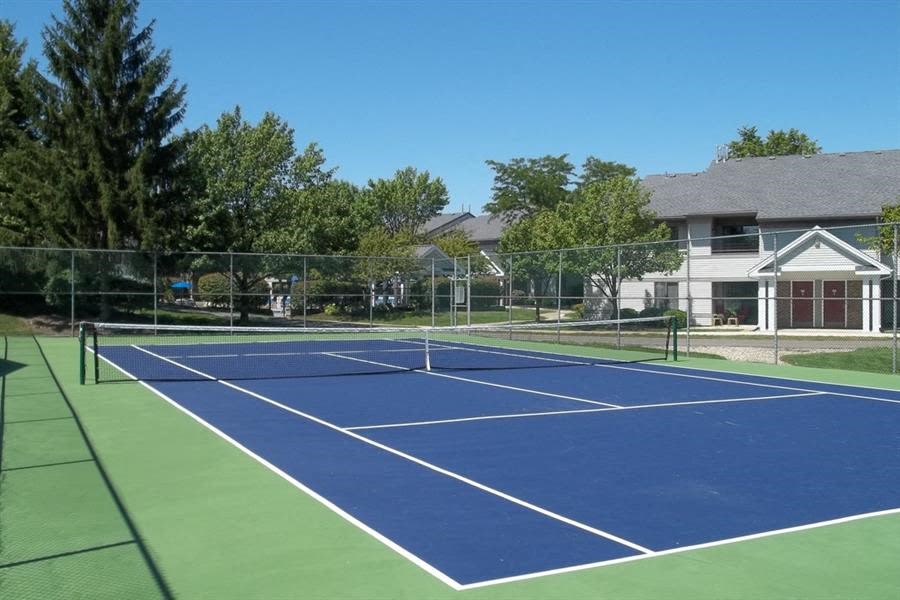 Outdoor tennis court  at The Villas at Northstar, Ann Arbor, 48105