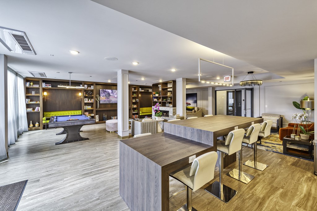 Lounge Area In Clubhouse at Noca Blu, Chicago, IL