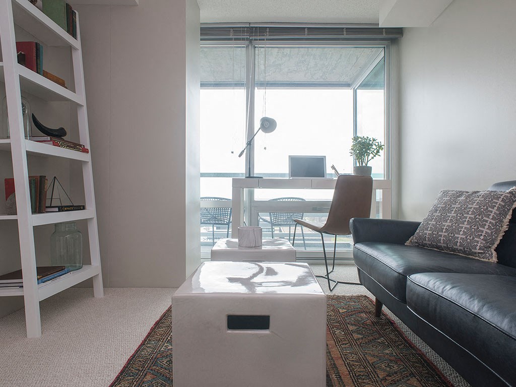 Living Area Plus Working Space at Optima Old Orchard Woods, Illinois, 60077