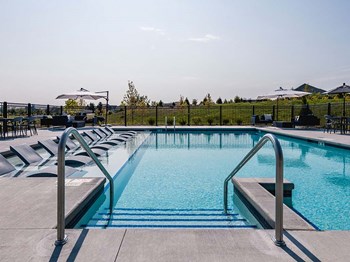 Pool at Velo Village Apartments, Wisconsin, 53132 - Photo Gallery 16