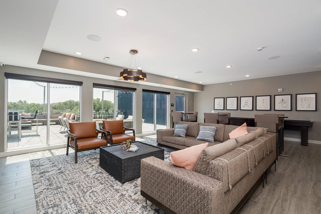 Resident Lounge at The Westlyn, West Saint Paul, Minnesota