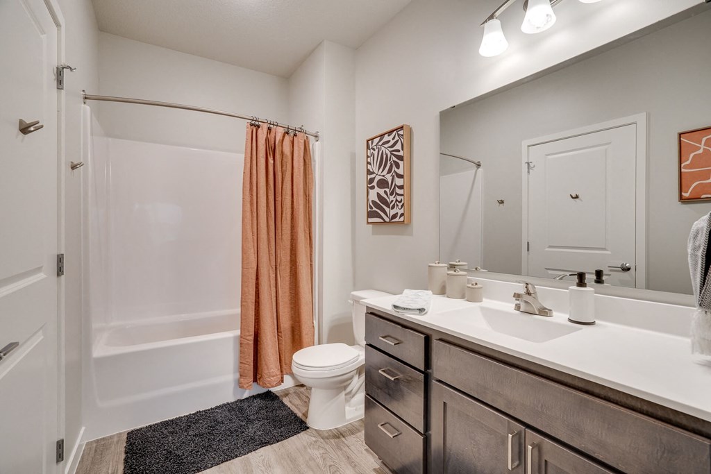 Bathroom With Bathtub at The Westlyn, West Saint Paul, MN