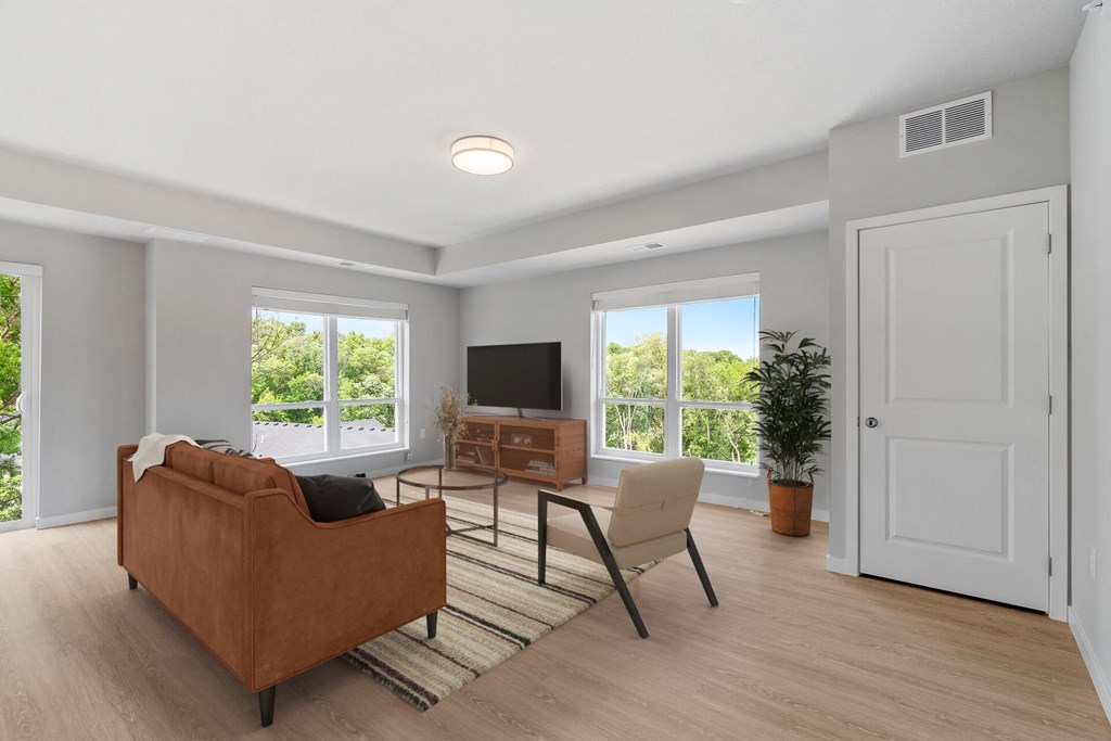 Living Room With a Couch at The Aurilla, Cottage Grove, 55016