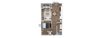 A1 Floor Plan at Azalea, Florida