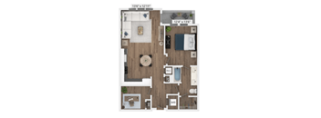 A4 Floor Plan at Azalea, Tampa, FL