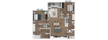 B3 Floor Plan at Azalea, Florida, 33619