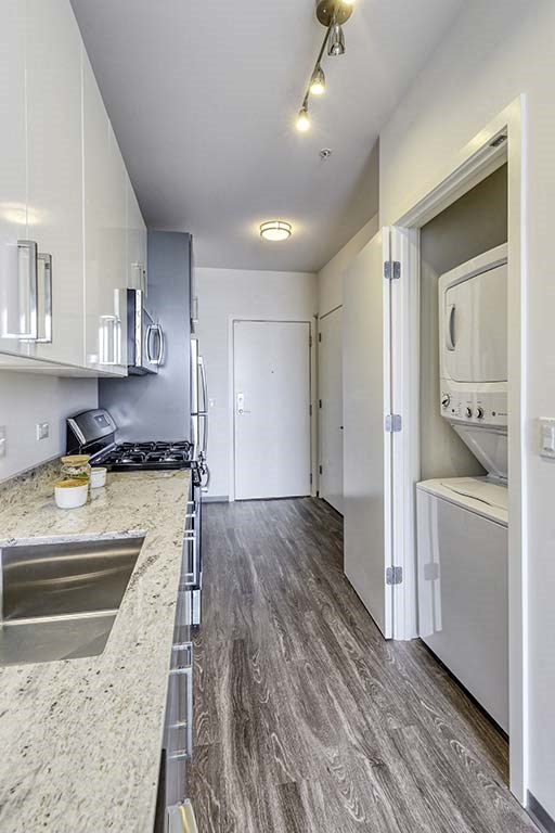 Studio Stackable W/D at Noca Blu, Chicago, IL