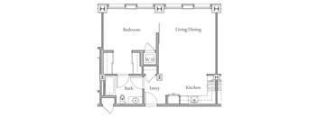 One Bedroom One Bathroom