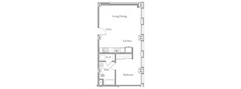 One Bedroom One Bathroom