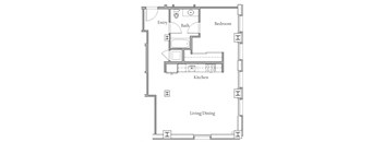 One Bedroom One Bathroom