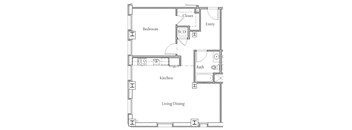 One Bedroom One Bathroom