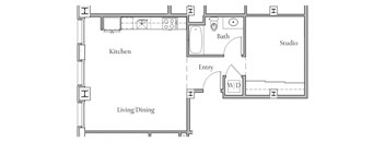 One Bedroom One Bathroom