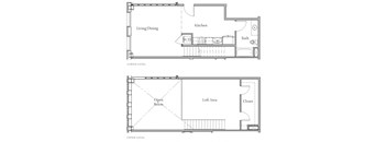 One Bedroom One Bathroom Loft