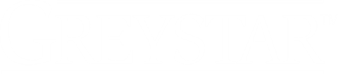 The image features the word "GREYSTAR" in bold, black letters on a white background.