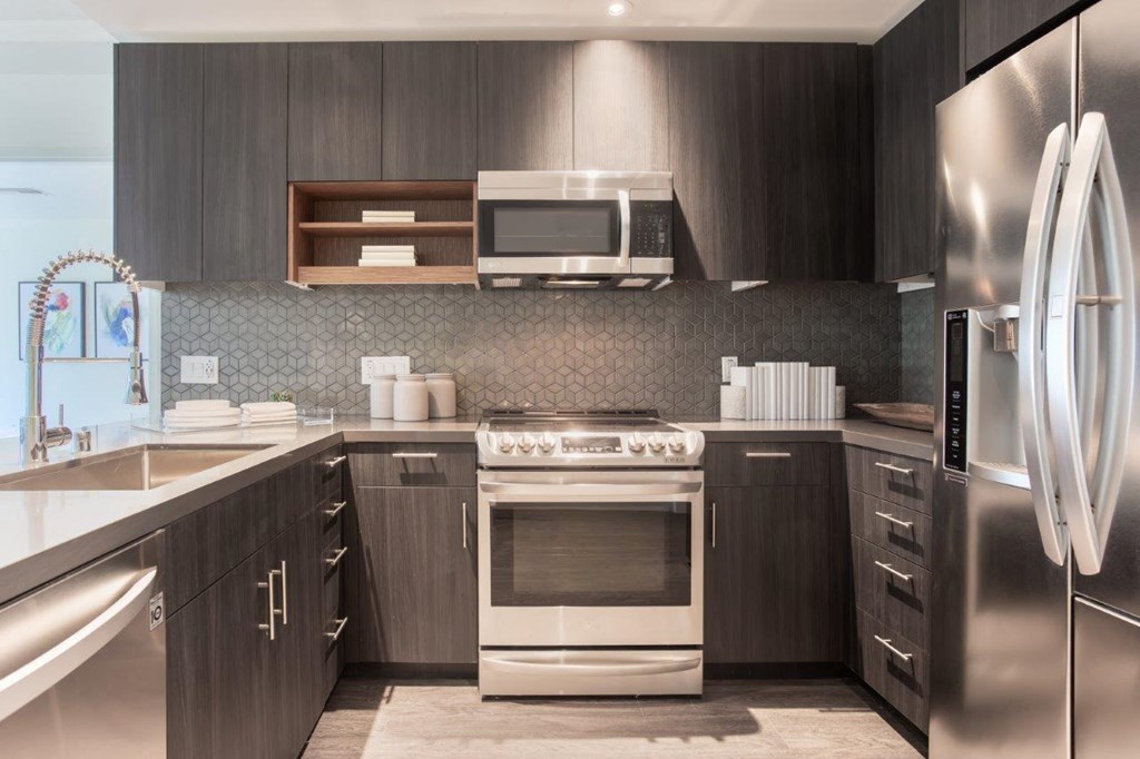 logan kitchen dark finishes