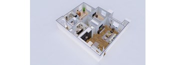 Laguna Floor Plan 2 Bed - 2 Bath |1,112 sq. ft. View 1