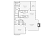 2 Bedroom 2 Bathroom, 995 sq ft