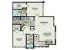 Beverly II 2 Bedroom Floor Plan