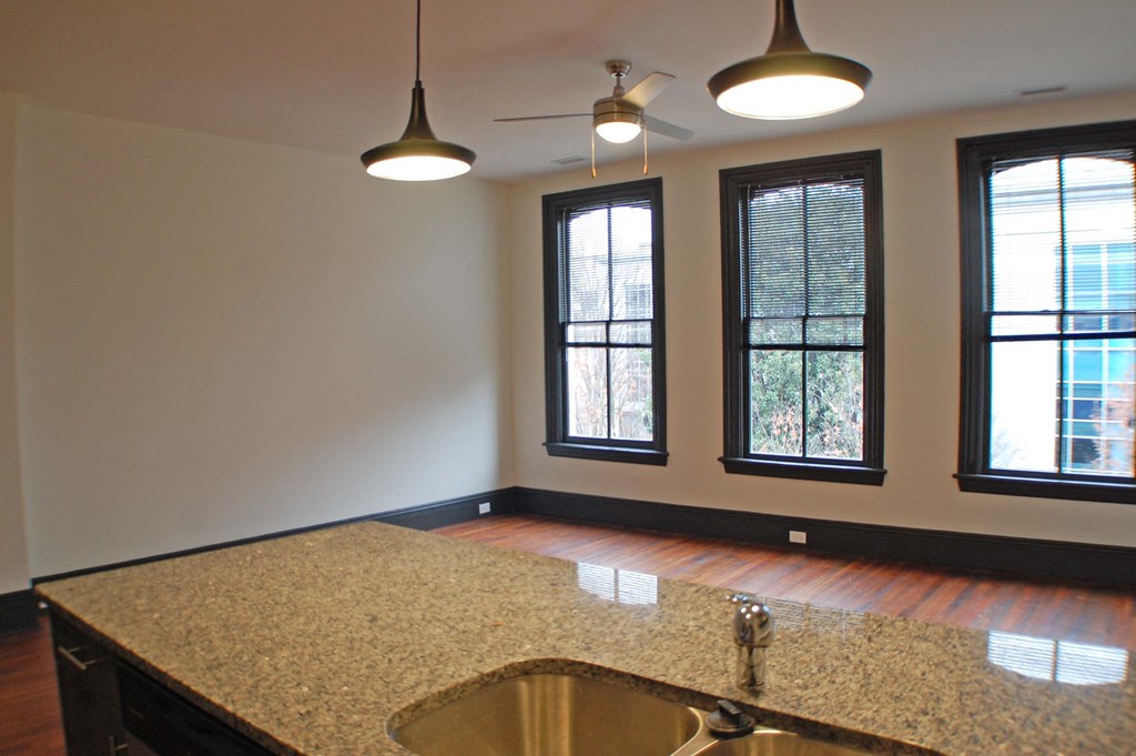 The Jewell Building Kitchen Living Room