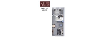 Kirn on high st apartment floor plan.