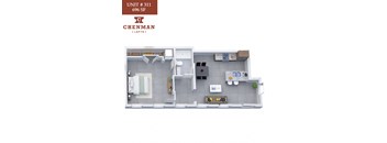 A 311 unit layout for Chenman Lofts.