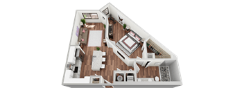 1A Floor Plan at Magnolia Square, Naples