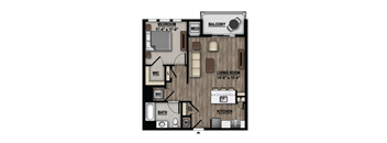 1 bed 1 bath B at Parc at Princeton Junction Apartments, Princeton