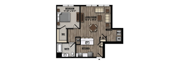 1 bed 1 bath I at Parc at Princeton Junction Apartments, Princeton