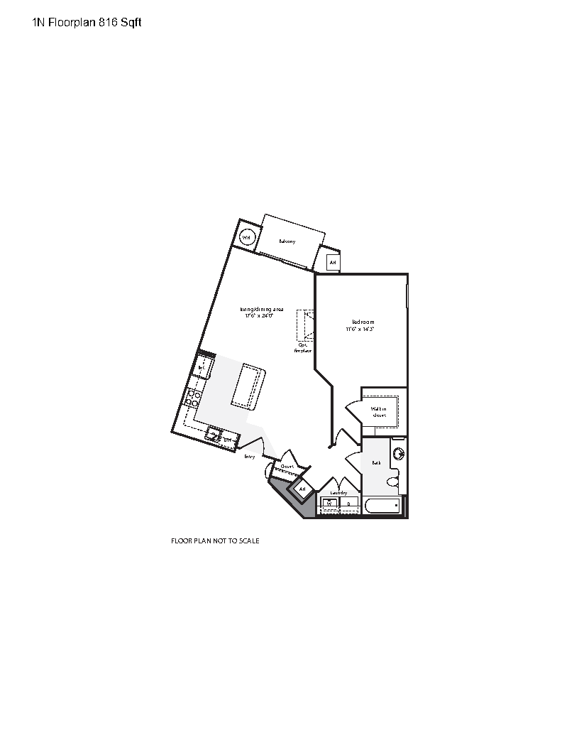 1 bedroom 1 bath D at The Flats at Wheaton Station Apartment , Wheaton, MD