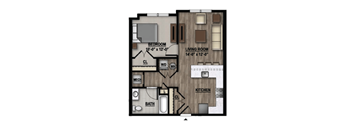 1 bed 1 bath at Parc at Princeton Junction Apartments, Princeton, 08540