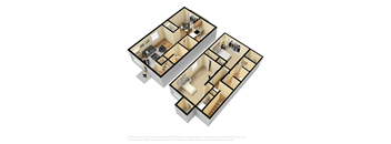 2 bed 1.5 bath A at Diamond  Trail Apartments, Oklahoma City, OK