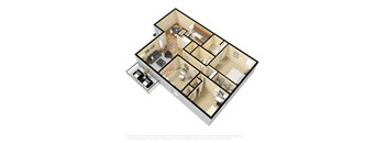 2 bed 2 bath at Diamond  Trail Apartments, Oklahoma City, Oklahoma