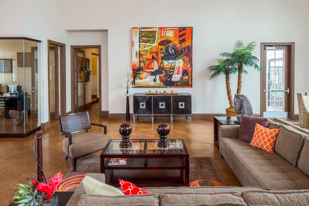 Resident Lounge at The Millennium Towne Center Apartments, Baton Rouge