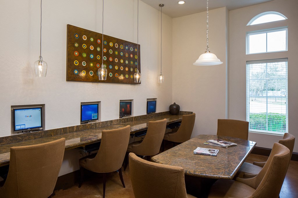 Business Center at The Millennium Towne Center Apartments, Baton Rouge, Louisiana