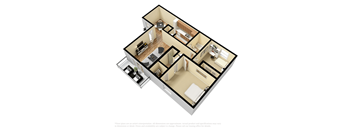 2 bed 1.5 bath B at Diamond  Trail Apartments, Oklahoma City, OK, 73112
