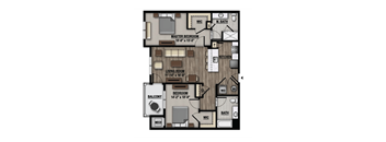 2 bed 2 bath B at Parc at Princeton Junction Apartments, Princeton, NJ, 08540