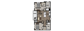 2 bed 2 bath C at Parc at Princeton Junction Apartments, Princeton, NJ
