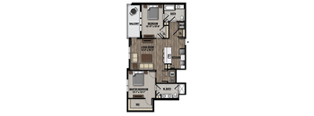 2 bed 2 bath D at Parc at Princeton Junction Apartments, Princeton, 08540