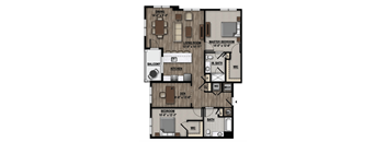 2 bed 2 bath H at Parc at Princeton Junction Apartments, New Jersey, 08540