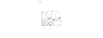 3 bed 2 bath floor planat The Flats at Wheaton Station Apartment , Wheaton