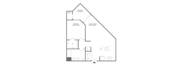 1 Bedroom  1 Bath