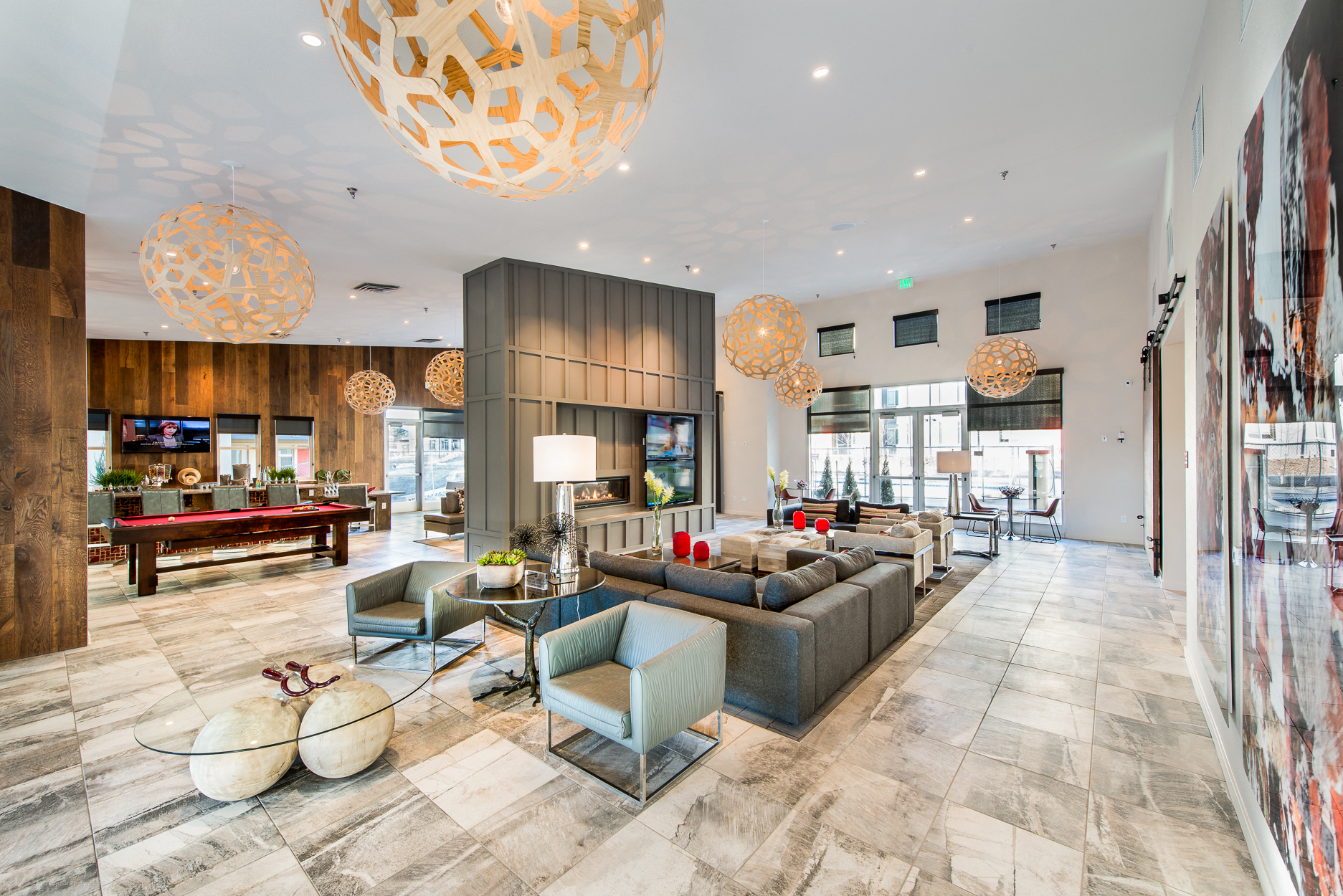 Clubhouse at 8000 Uptown Apartments in Broomfield, CO