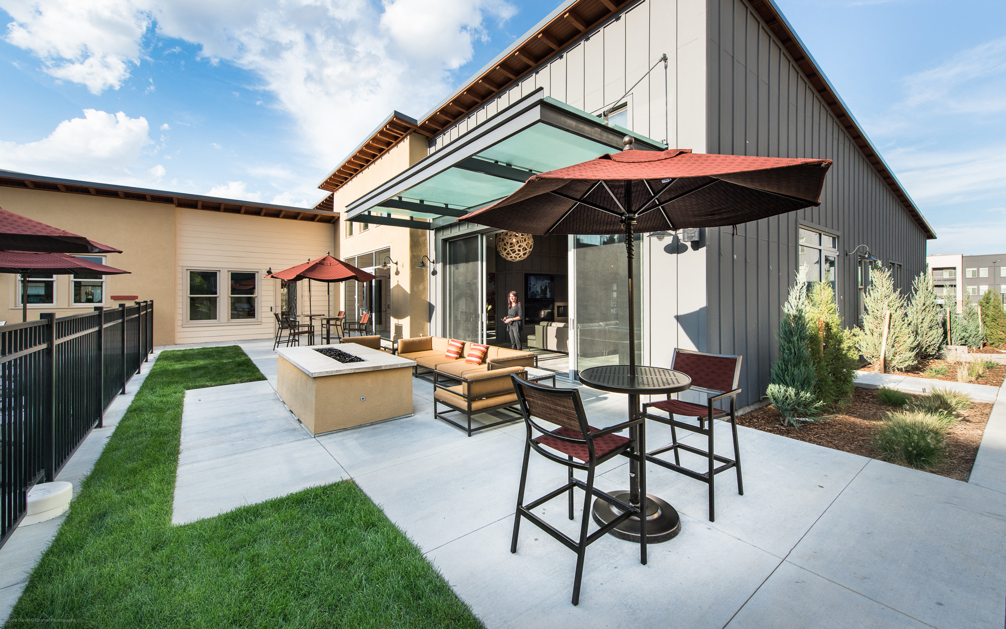 Patio at 8000 Uptown Apartments in Broomfield, CO