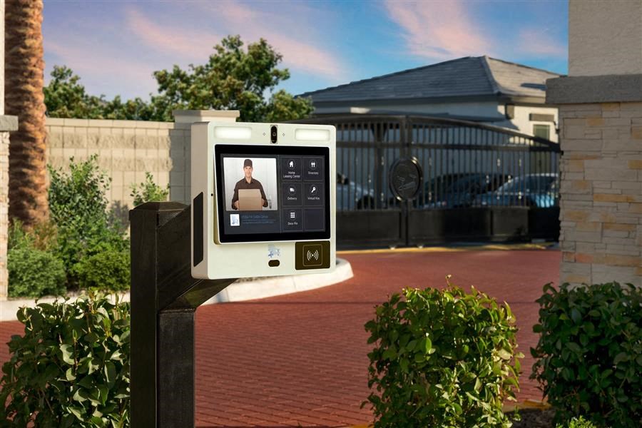 a cell phone with a picture of a person on it