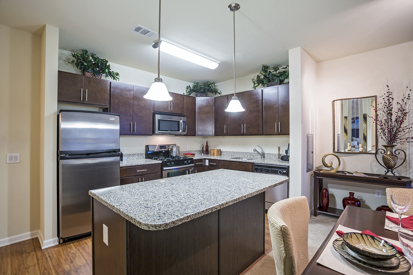 Spacious Kitchen at The Reserve at Riverdale Apartments in Riverdale, NJ