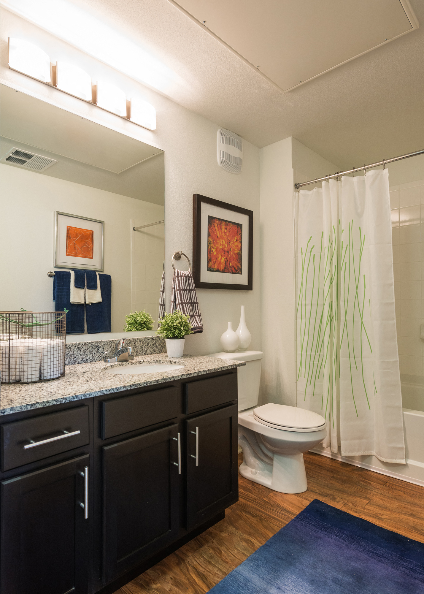 Bathroom at Arterra Place Apartments in Aurora, CO